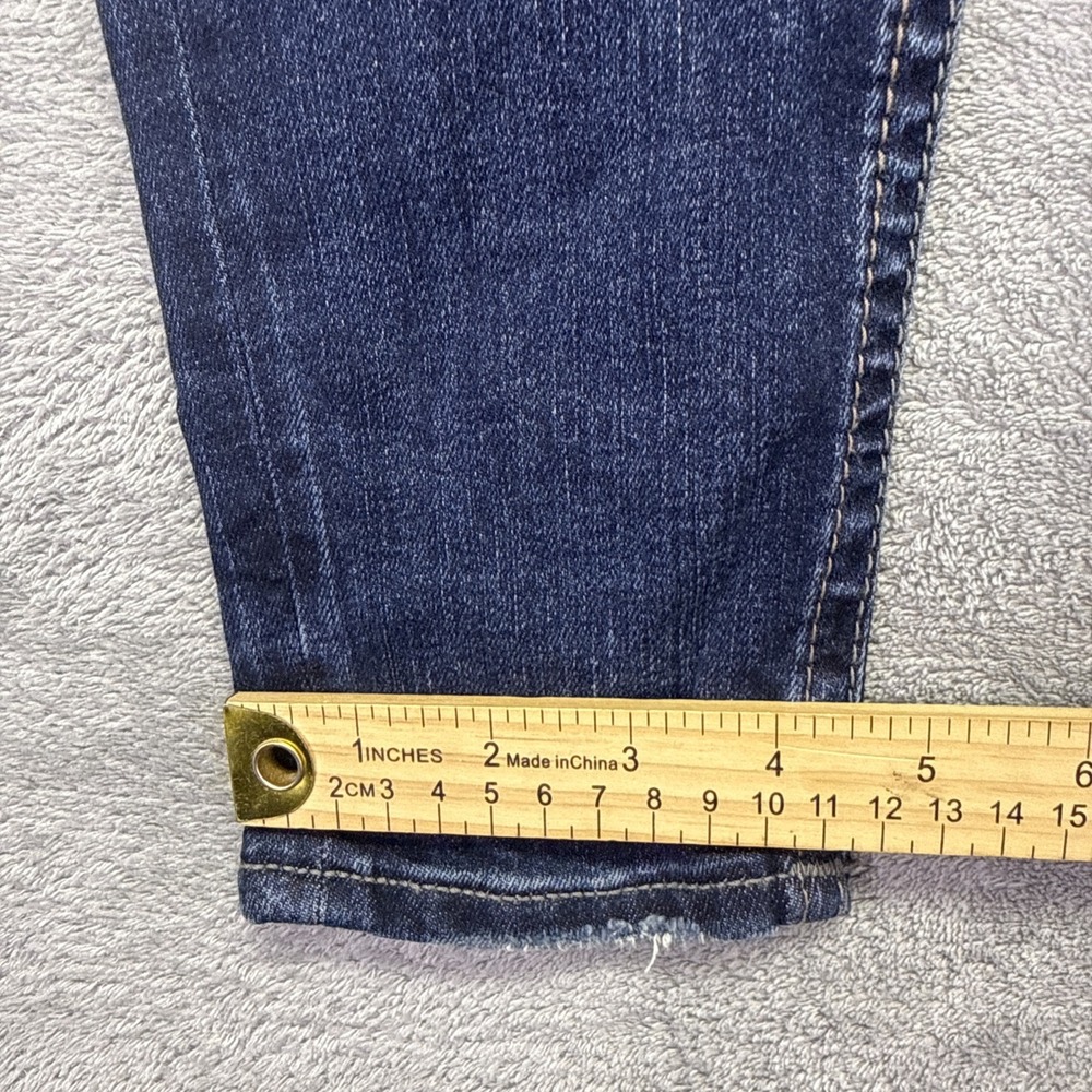 Silver Jeans Suki Super Skinny Mid Rise  Womens W24 H29 Dark Wash Stretch - Picture 10 of 10